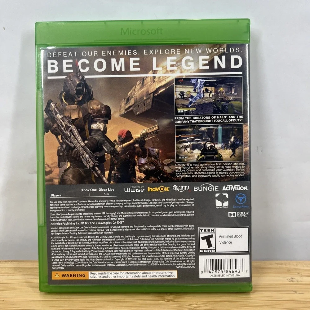 Destiny (Microsoft‎ Xbox One, 2014) CIB